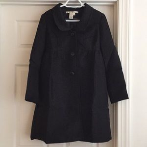 Black empire waist jacket